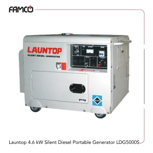 Launtop 4.6 kW Silent Diesel Portable Generator LDG5000S