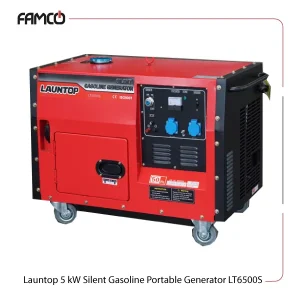 Launtop 5 kW Silent Gasoline Portable Generator LT6500S