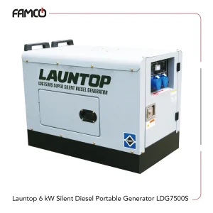 Launtop 6 kW Silent Diesel Portable Generator LDG7500S