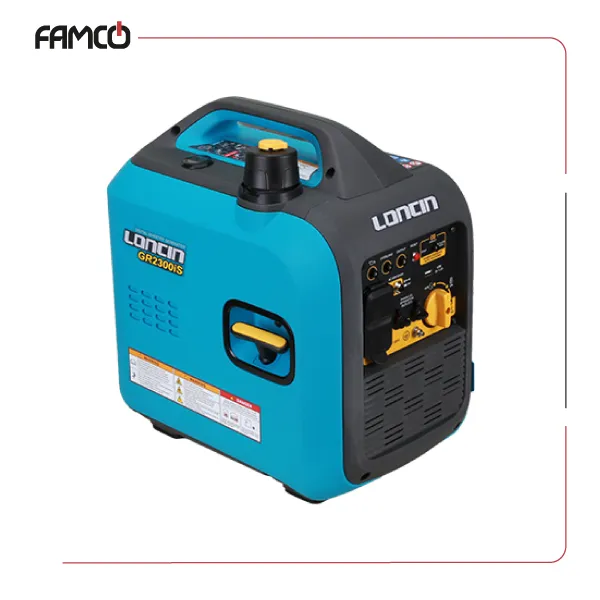 Loncin-1.8-kW-Gasoline-Inverter-Portable-Generator-GR2300iS-Side Loncin 1.8 kW Gasoline Inverter Portable Generator GR2300iS Side