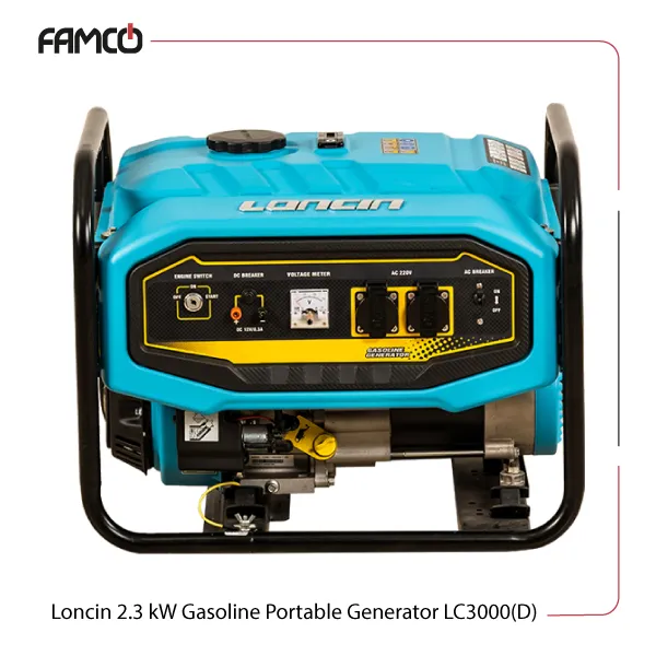 Loncin-2.3-kW-Gasoline-Portable-Generator-LC3000(D) Loncin 2.3 kW Gasoline Portable Generator LC3000(D)