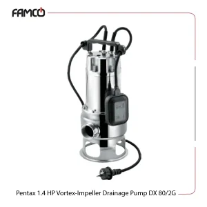 Pentax 1.4 HP Vortex-Impeller Drainage Pump DX 80/2