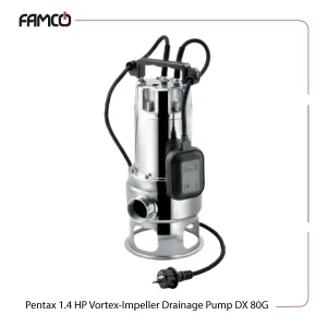 Pentax 1.4 HP Vortex-Impeller Drainage Pump DX 80G