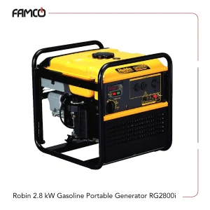 Robin 2.8 kW Gasoline Portable Generator RG2800i