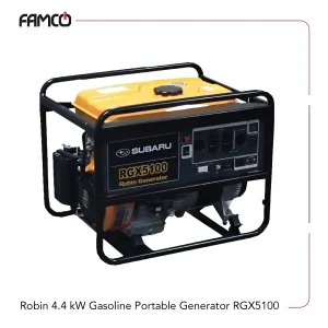 Robin 4.4 kW Gasoline Portable Generator RGX5100