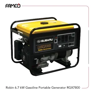Robin 6.7 kW Gasoline Portable Generator RGX7800