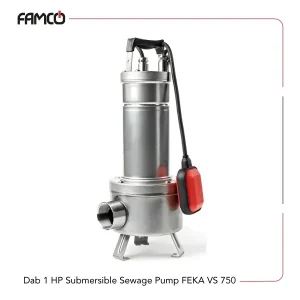 Dab 1 HP Submersible Sewage Pump FEKA VS 750