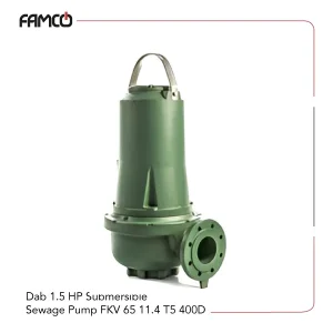 Dab 1.5 HP Submersible Sewage Pump FKV 65 11.4 T5 400D