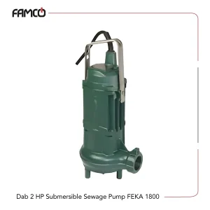 Dab 2 HP Submersible Sewage Pump FEKA 1800