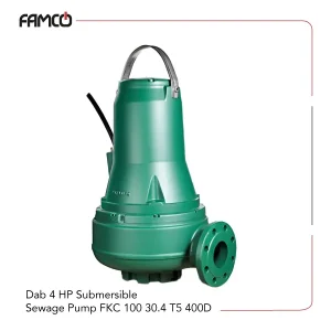 Dab 4 HP Submersible Sewage Pump FKC 100 30.4 T5 400D