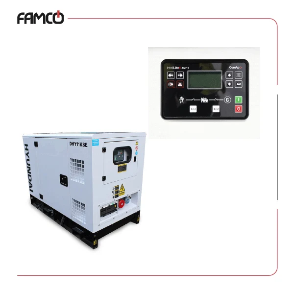 Hyundai-11-kVA-Diesel-Generator-DHY11KSE-Control-Panel Hyundai 11 kVA Diesel Generator DHY11KSE Control Panel