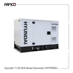Hyundai 11.25 kVA Diesel Generator DHY9KSEm