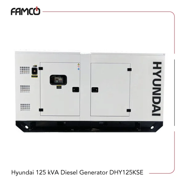 Hyundai-125kVA-Diesel-Generator-DHY125KSE Hyundai 125kVA Diesel Generator DHY125KSE