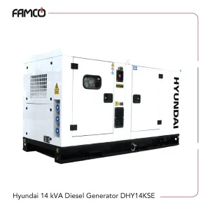 Hyundai 14 kVA Diesel Generator DHY14KSE