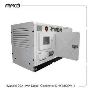 Hyundai 20.4 kVA Diesel Generator DHY18COM-1