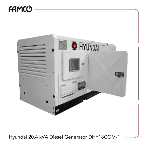Hyundai-20.4-kVA-Diesel-Generator-DHY18COM-1 Hyundai 20.4 kVA Diesel Generator DHY18COM-1