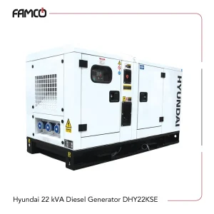 Hyundai 22 kVA Diesel Generator DHY22KSE
