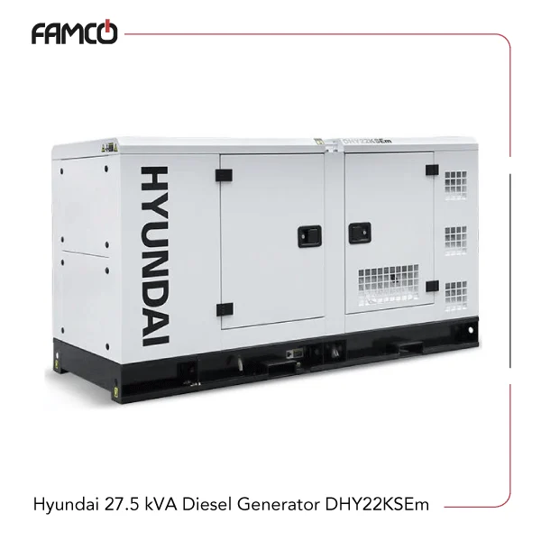 Hyundai-27.5-kVA-Diesel-Generator-DHY22KSEm Hyundai 27.5 kVA Diesel Generator DHY22KSEm
