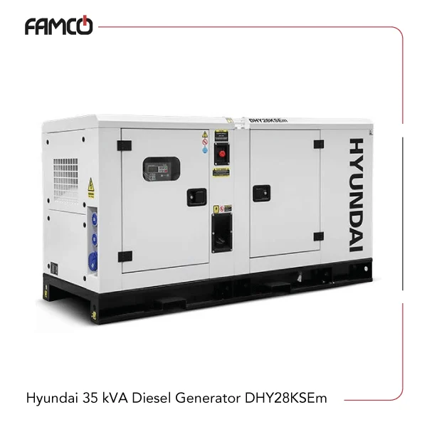 Hyundai-35kVA-Diesel-Generator-DHY28KSEm Hyundai 35 kVA Diesel Generator DHY28KSEm