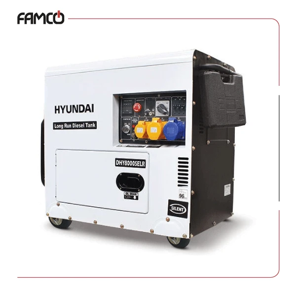 Hyundai-5.8-kW-Diesel-Generator-DHY8000SELR-Series Hyundai 5.8 kW Diesel Generator DHY8000SELR Series
