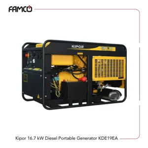 Kipor 16.7 kW Diesel Portable Generator KDE19EA