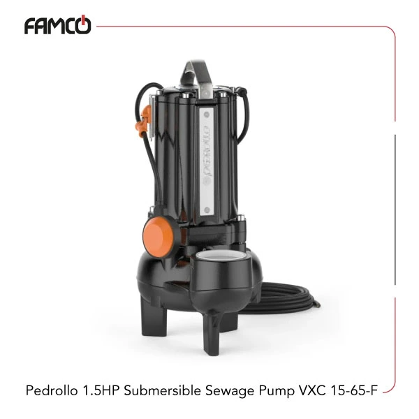 Pedrollo-1.5HP-Submersible-Sewage-Pump-VXC-15-65-F Pedrollo 1.5 HP Submersible Sewage Pump VXC -15-65-F