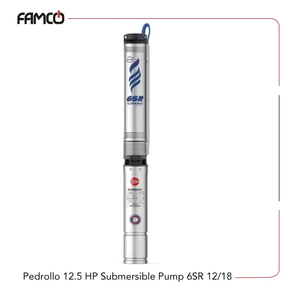 Pedrollo-12.5-HP-Submersible-Pump-6SR-12-18 Pedrollo 12.5 HP Submersible Pump 6SR 12/18
