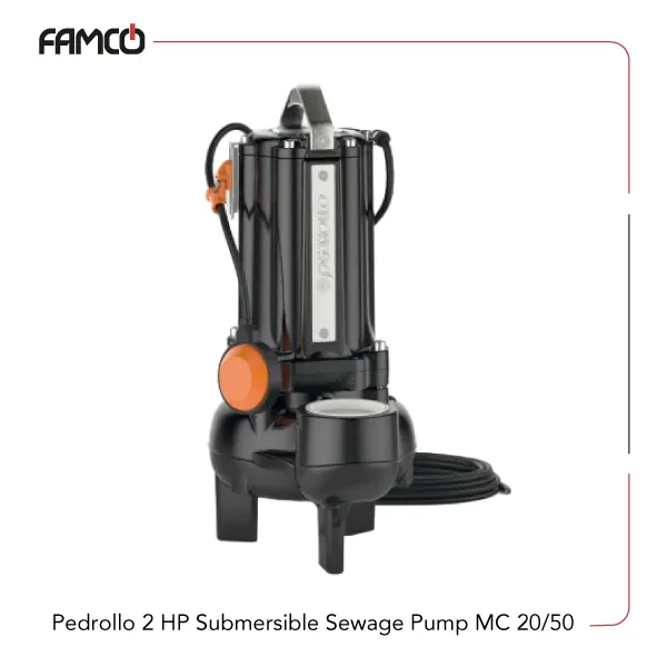 Pedrollo-2-HP-Submersible-Sewage-Pump-MC-20-50 2 HP Submersible Sewage Pump MC 20/50