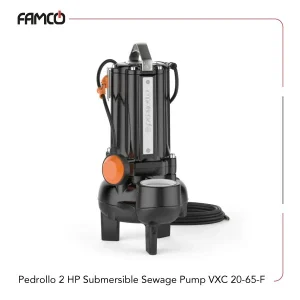 Pedrollo 2 HP Submersible Sewage Pump VXC 20/65-F
