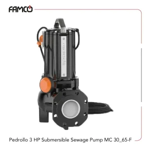 Pedrollo 3 HP Submersible Sewage Pump MC 30/65-F