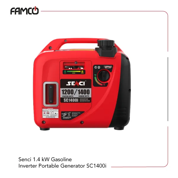 Senci-1.4-kW-Gasoline-Inverter-Portable-Generator-SC1400i Senci 1.2 kW Gasoline Inverter Portable Generator SC1400i