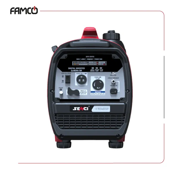 Senci-2.5-kW-Gasoline-Inverter-Portable-Generator-SC2500i-HT-Control-Panel Senci 2.5 kW Gasoline Inverter Portable Generator SC2500i-HT Control Panel