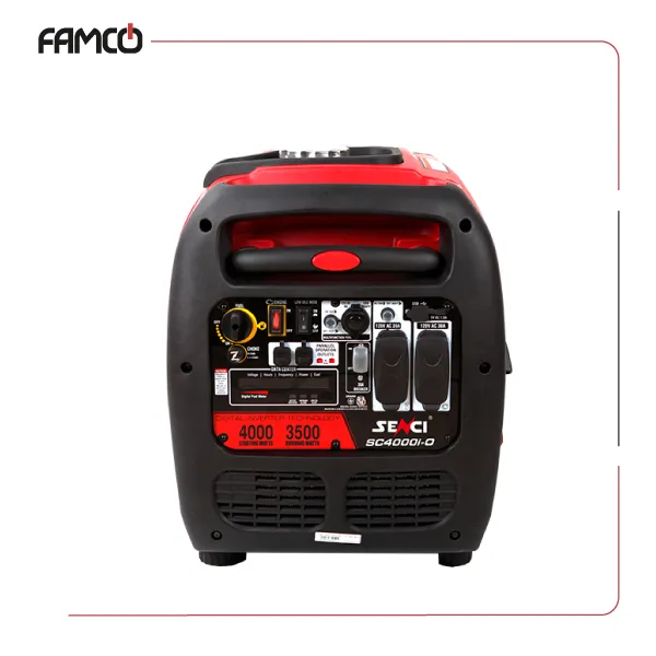 Senci-4-kW-Gasoline-Inverter-Portable-Generator-SC4000i-Control-Panel Senci 4 kW Gasoline Inverter Portable Generator SC4000i Control Panel