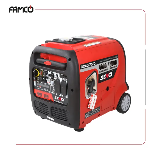 Senci-4-kW-Gasoline-Inverter-Portable-Generator-SC4000i-Side Senci 4 kW Gasoline Inverter Portable Generator SC4000i Side