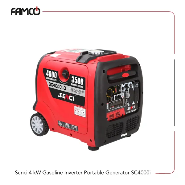 Senci-4-kW-Gasoline-Inverter-Portable-Generator-SC4000i Senci 4 kW Gasoline Inverter Portable Generator SC4000i