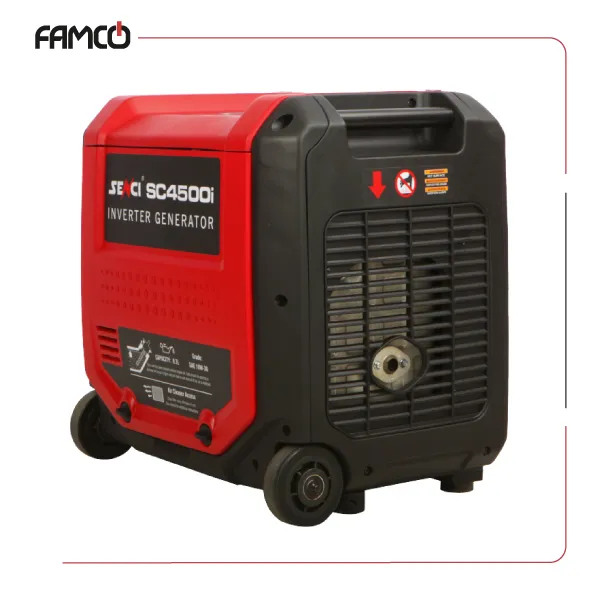 Senci-4.5-kW-Gasoline-Inverter-Portable-Generator-SC4500i-Back Senci 4.5 kW Gasoline Inverter Portable Generator SC4500i Back