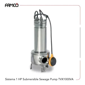 Sistema 1 HP Submersible Sewage Pump TVX1000VA