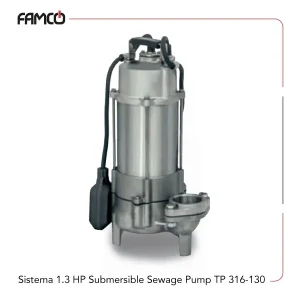 Sistema 1.3 HP Submersible Sewage Pump TP 316-130