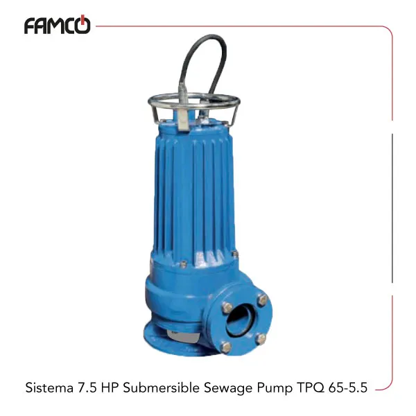 Sistema-7.5-HP-Submersible-Sewage-Pump-TPQ-65-5.5 Sistema 7.5 HP Submersible Sewage Pump TPQ-65-5.5