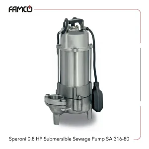 Speroni 0.8 HP Submersible Sewage Pump SA 316-80