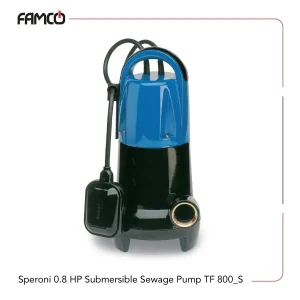 Speroni 1 HP Submersible Sewage Pump TF 800/S