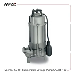 Speroni 1.3 HP Submersible Sewage Pump SA 316-130