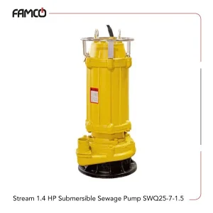 Stream 1.4 HP Submersible Sewage Pump SWQ25-7-1.5