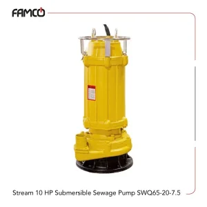 Stream 10 HP Submersible Sewage Pump SWQ65-20-7.5