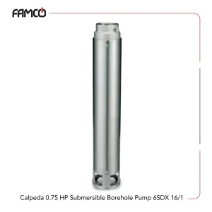 Calpeda 0.75 HP Submersible Borehole Pump 6SDX 16/1