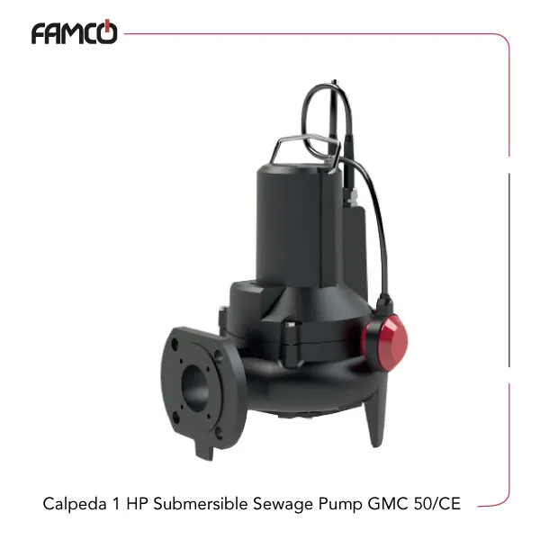Calpeda-1-HP-Submersible-Sewage-Pump-GMC-50-CE Calpeda 1 HP Submersible Sewage Pump GMC 50/CE