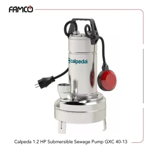 Calpeda 1.2 HP Submersible Sewage Pump GXC 40-13