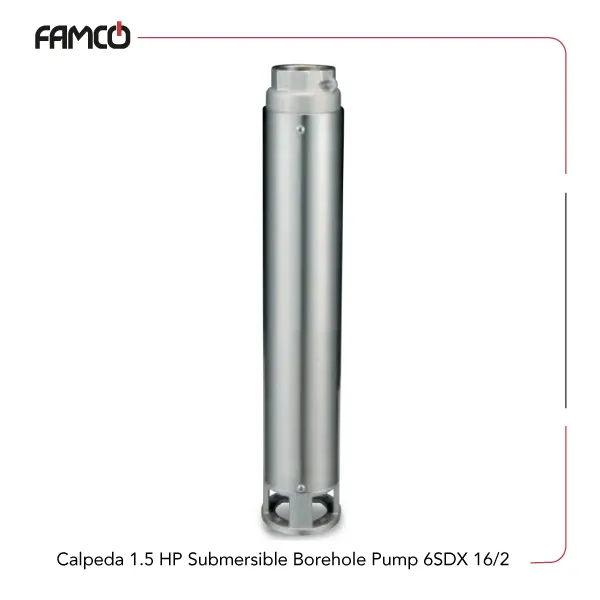 Calpeda-1.5-HP-Submersible-Borehole-Pump-6SDX-16-2 Calpeda 1.5 HP Submersible Borehole Pump 6SDX 16/2