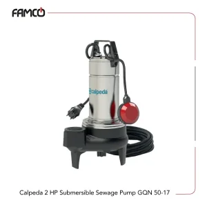 Calpeda 2 HP Submersible Sewage Pump GQN 50-17