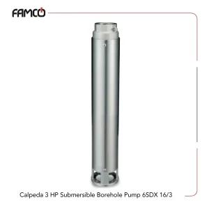 Calpeda 3 HP Submersible Borehole Pump 6SDX 16/3